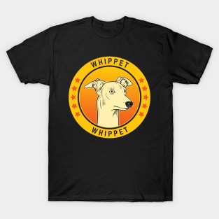 Whippet Dog Portrait T-Shirt